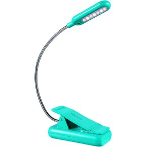 VAVOFO Amber Rechargeable Reading Light, Blue Light Blocking Book Light, 7 LEDs Eye Care 9 Colors 9 Brightness Clip On for Kids Bookworms Reading in Bed with Power Indicator Lasting 70h (Black) in Saudi Arabia