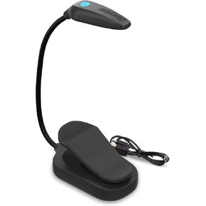Energizer Rechargeable LED Book Light Flex, 3 Modes, Warm Light Clip On Reading Light with Flexible Neck for Reading in Bed, Book Reading Lamp (USB Included)