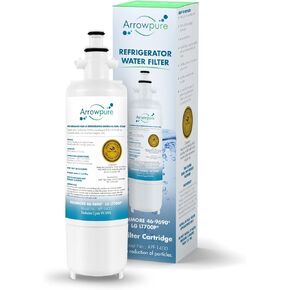 Arrowpure 4 Pack of APF-1400X3 Replacement Refrigerator Water Filter - Fits ADQ36006101, LFX25991ST, RFC1200A, LT700P Replacement Water Filter for LG Refrigerators, Compatible with Kenmore 46-9690