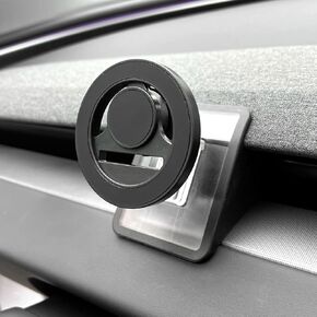 Magnetic Phone Mount for Tesla, Designed for Tesla Model 3 Y, 360 Degree Adjustable for Tesla Magnetic Phone Holder for iPhone 15/14/13/12 Series