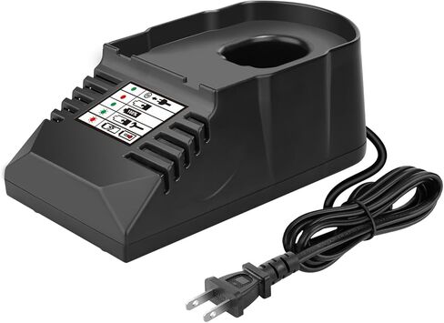 شاحن صغير لشاحن استبدال بطارية Ryobi 18V P117، متوافق مع بطارية ليثيوم 18V NiCad NiMh P102 P103 P107 P108 P109 P189 P190 PBP002 PBP005 in Kuwait