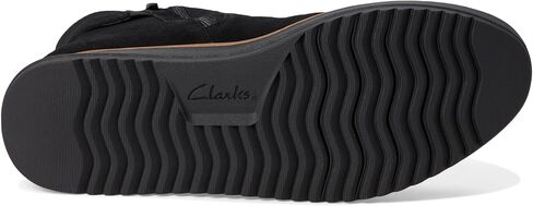 Clarks Women's Zylah Rose Ankle Boot, Black Suede, 5 in Saudi Arabia