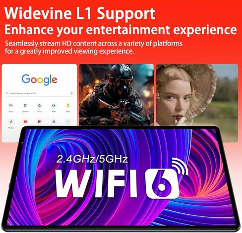 Android 14 Tablet Newest 10.1 inch Tablets,20GB RAM 128GB ROM 1TB Expand,Octa-Core Processor,Dual Camera,WiFi 6,GPS,Bluetooth 5.0,6000mAh Long Battery Life with Keyboard/Mouse-Black in Saudi Arabia