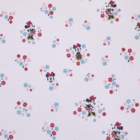 Disney Mickey Mouse - Black, White, Gray and Red Watercolor Mickey Ears Nursery Fitted Crib Sheet in Saudi Arabia