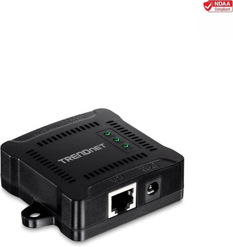 TRENDnet 2-Port Gigabit Splitter with USB Type C Power, TEG-102S, Splits One Network Connection Into Two, USB Type C Power Cable Included, NDAA & TAA Compliant in Kuwait
