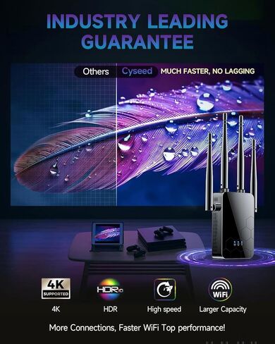 2024 Internet Extender WiFi Booster Wireless Router Extender in Kuwait