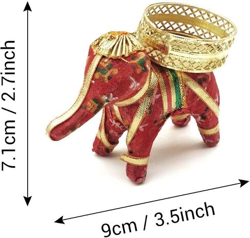 TIED RIBBONS Lotus Tealight Candle Holder | Set of 7 | Tealight Holder for Diwali Decorations, Indian Decorations for Home, Tealight Diya for Diwali, Pooja, Ganesh Chaturthi Decorations, Home Decor in Saudi Arabia