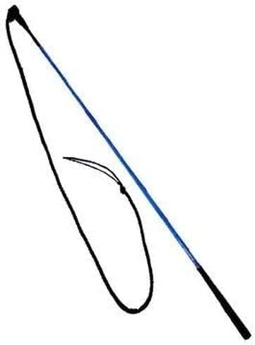 Training Stick - 48" stick w/ 5 1/2' drop & 6" popper - Silver in Saudi Arabia