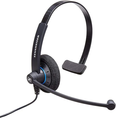 Sennheiser SC 30 USB CTRL (505548) - Single-Sided Business Headset | For Unified Communications | with HD Sound, Noise-Cancelling Microphone, & USB Connector (Black) in Saudi Arabia