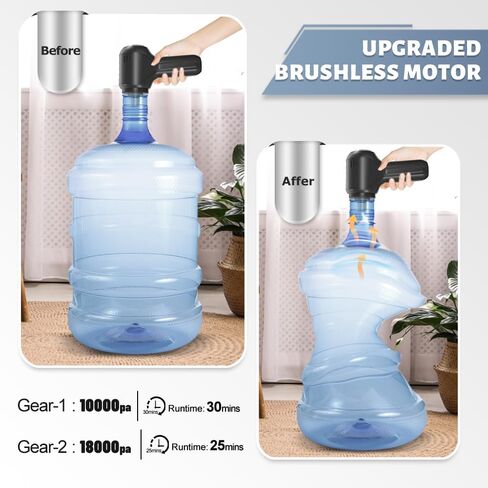 Car Vacuum Portable Cordless - 15000PA High Powerful Handheld Vacuum Cordless Rechargeable,3 in 1 Keyboard Cleaner & Air Duster, Car Vacuum with Brushless Motor,Vacuum for car, home, office, pet in Saudi Arabia