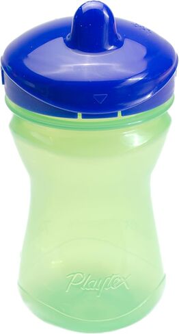 Playtex Baby Sipsters Stage 2 Hard Spout Cups, Green/Pink, Blue/Lavender, 9 Oz, 2 Count - Spill-Proof and Leak-Proof in Saudi Arabia