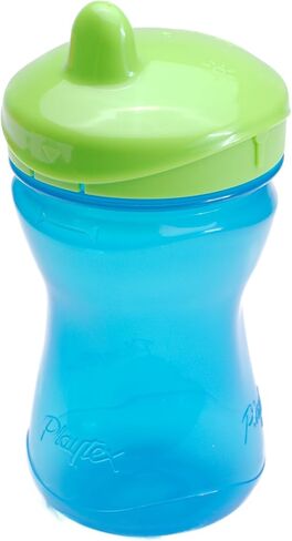 Playtex Baby Sipsters Stage 2 Hard Spout Cups, Green/Pink, Blue/Lavender, 9 Oz, 2 Count - Spill-Proof and Leak-Proof in Saudi Arabia