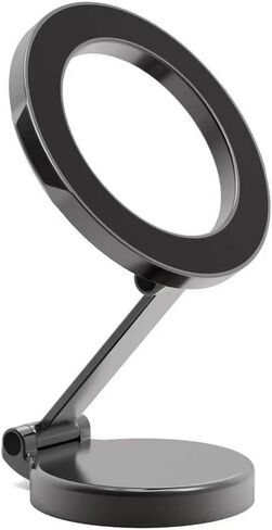 يناسب حامل السيارة MagSafe، حامل هاتف مغناطيسي قوي بدون استخدام اليدين للسيارة، متوافق مع iPhone 15 14 13 12 Pro Max Plus، حافظة Magsafe والهواتف الذكية الأخرى التي تستخدم مع حلقة حديدية، (فضي) in Kuwait