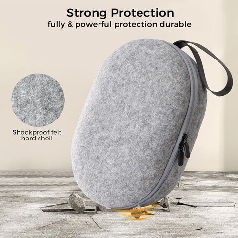 CoBak Hard Carrying Case for Meta Quest 3 - Compact design, Multiple Compartments for Elite Version VR Headset, Controllers and Accessories, Travel with Protection, Pink in Saudi Arabia