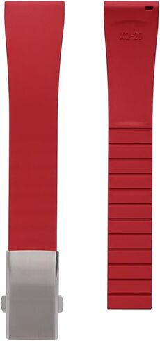 Fluororubber Watch Strap - Fast Release Cut-to-Size 19mm 20mm 21mm 22mm Watch Band with Buckle Soft Universal Waterproof Replacement Band Strap for Men Women in Kuwait