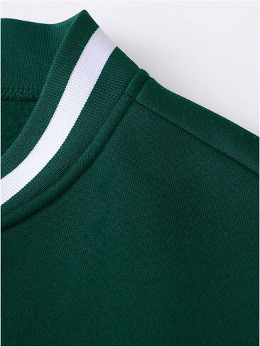 SOLY HUX Men's Color Block Letter Print Baseball Jacket Long Sleeve Casual Varsity Jacket in Saudi Arabia