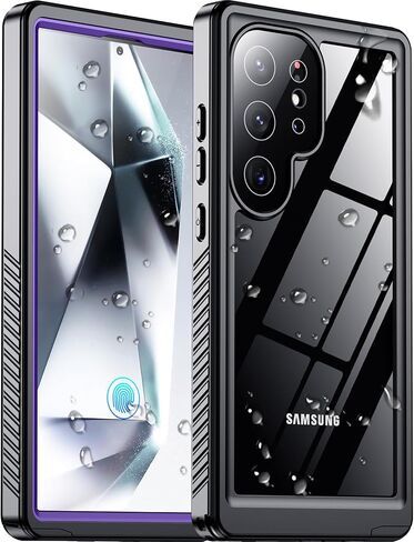 2024 New for Samsung Galaxy S23 Ultra Case Waterproof, [Military Grade Shockproof][Built-in Screen Protector & Glass Camera Protector][IP68 Underwater][Dustproof][Dropproof] Full Body Phone Case 6.8" in Kuwait