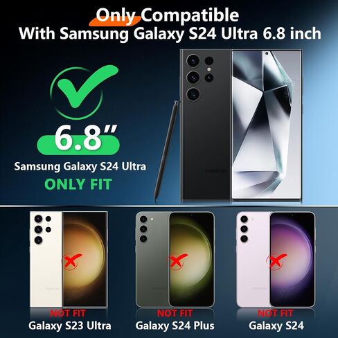 2024 New for Samsung Galaxy S23 Ultra Case Waterproof, [Military Grade Shockproof][Built-in Screen Protector & Glass Camera Protector][IP68 Underwater][Dustproof][Dropproof] Full Body Phone Case 6.8" in Kuwait