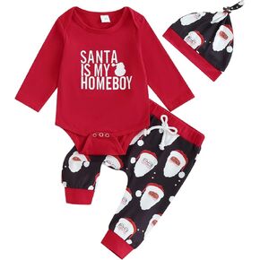 My First Halloween Baby Boy Outfit Newborn Long Sleeve Romper Pants Hat Baby Pumpkin Clothes Fall Winter