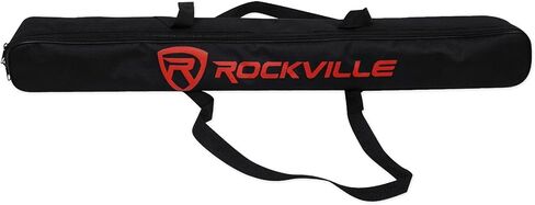 Rockville Wired Pro MIc Kit 1 - ميكروفون معدني متطور + حامل ميكروفون + حقيبة حمل + كابل، أسود in Saudi Arabia