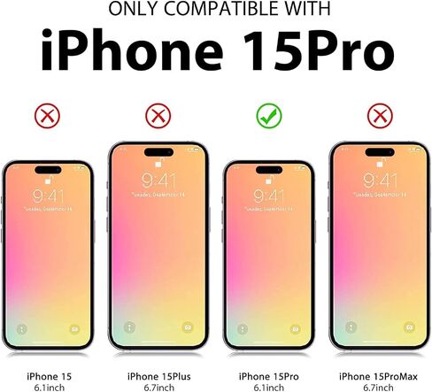 T Tersely [4 Pack] Screen Protector for iPhone 16 Pro (6.3 inch), Tempered Glass with Installation Alignment Frame,Case Friendly,HD Clear in Saudi Arabia
