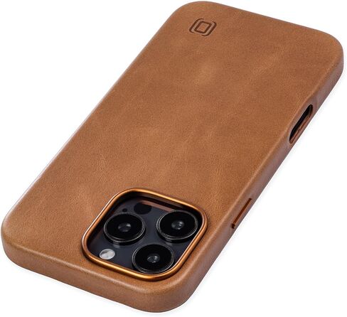 Dockem Genuine Leather Case for iPhone 16 Pro, Compatible with MagSafe (MSGL, Light Brown) in Saudi Arabia