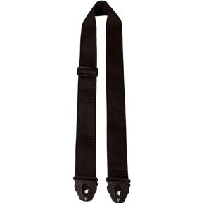 Perri’s Leathers Adjustable Guitar Straps for Kids, Men & Women - Locking Guitar Strap for Acoustic, Bass and Electric Guitars - Adjustable Size - Black