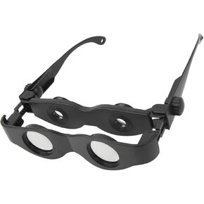 Magnifier Binocular Glasses Dual Layer Lens, Clear View for Fishing Bird Watching, Adjustable Focus, Minimalist Design, High Definition Imaging