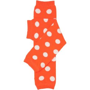 Tangerine Orange & White Polka Dot Orange Baby Girl or boy juDanzy