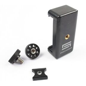 Phone Mount System with Universal Clamp holder, Original Track Nut Connector & Original ¼" Bolt Screw