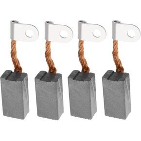 ECSiNG 4Pcs Motor Carbon Brushes Containing Copper Sheets Carbon Brush Size 9x13x25.5mm Replacement Carbon Brush Accessories Compatible With Bosch