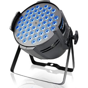 BETOPPER DJ Lights DMX Sound Activated, 54 x 3W LED Par Lights RGB Stage Lights DMX, DJ Par Lights for Church, Concert, Wedding, Party, Bar, Stage Lighting