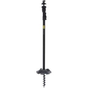 Hawk Camera Stakeout System | Versatile Stable Adjustable 22" - 51" Height 360-Degree Rotating Easy Mount Hunting Trail Camera Holder with Standard 1/4-20" Thread & 6" Auger