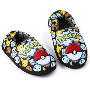 Pokemon Boys Slippers, Pikachu Bulbasaur Soft Kids Shoes, Gifts for Boys