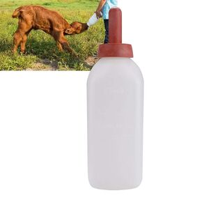 2L Calf Milk Feeding Bottle, Baby Cow Feeding Nursing Milk Bottle Cup Feeder Weaning Tool Without Handle