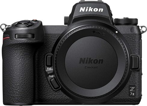 هيكل كاميرا Nikon Z7II عديمة المرآة بإطار كامل بصيغة FX ودقة 4K UHD 1653 مع محول تركيب عدسة FTZ + حقيبة حقيبة ديكو جير + بطارية إضافية + مصباح LED للتصوير الفوتوغرافي + مجموعة برامج صور فيديو وملحقاتها in Saudi Arabia