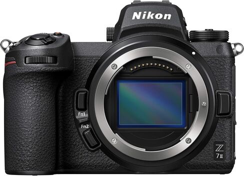 هيكل كاميرا Nikon Z7II عديمة المرآة بإطار كامل بصيغة FX ودقة 4K UHD 1653 مع محول تركيب عدسة FTZ + حقيبة حقيبة ديكو جير + بطارية إضافية + مصباح LED للتصوير الفوتوغرافي + مجموعة برامج صور فيديو وملحقاتها in Saudi Arabia