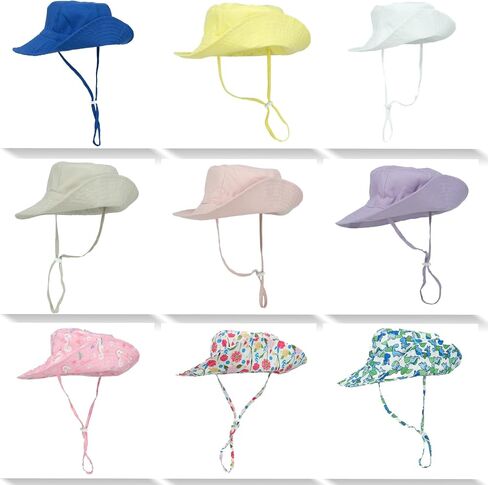 FLIP & STAY BRIM Bucket Hat for Baby Toddler & Kids | Summer Sun UPF 50+ Protection Boys & Girls | Beach Girl Swim Boy Gift in Saudi Arabia