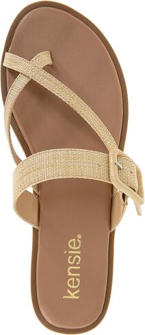 kensie Women's Mandi Flat Sandal in Saudi Arabia
