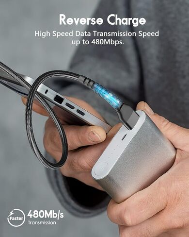 كابل شاحن ZZT 4 قطع بطول 6 أقدام متوافق مع كابل Lightning سلك شحن USB مضفر من النايلون عالي السرعة متوافق مع Apple Mfi-Certified iPhone 15 14 13 Pro Max/12/11 Pro/XS/XR/X/8/7/6/iPad (فضي) ) in Kuwait