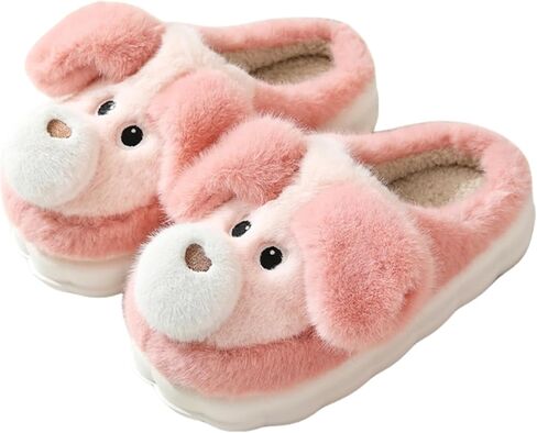 Dog cotton slippers Cartoon cotton slippers Cotton slippers Household cotton slippers Men's and women's cotton slippers in Kuwait