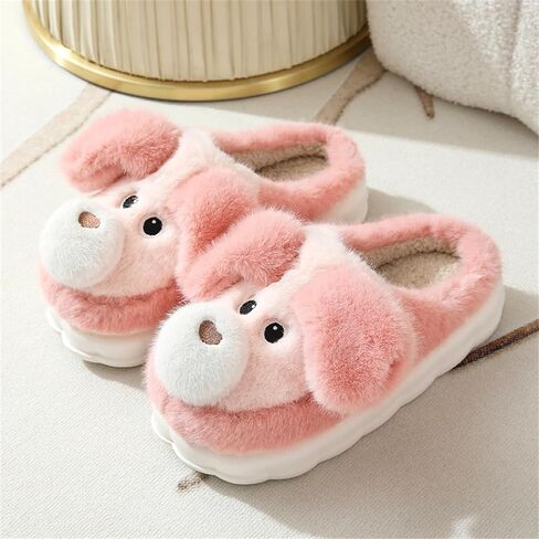 Dog cotton slippers Cartoon cotton slippers Cotton slippers Household cotton slippers Men's and women's cotton slippers in Kuwait