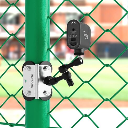 Fence Mount for Mevo Start Magnetic, GoPro, iPhone and Phone, Mounting Kit for Gamechanger, Fence Mount for Recording Baseball,Softball and Tennis Games(N6 Pro) in Saudi Arabia