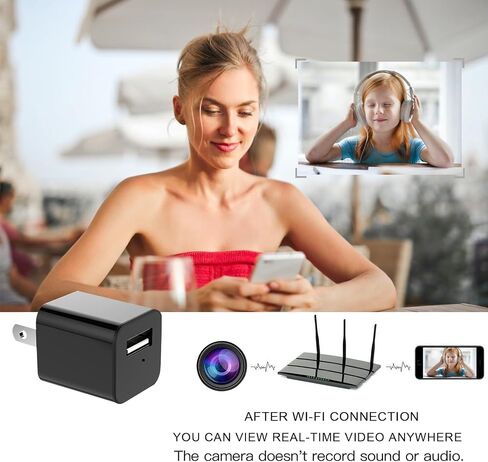 Home Security Camera 1080P Surveillance Camera for Security, Indoor Surveillance Wi-Fi Camera with Motion Detection NO Audio in Saudi Arabia