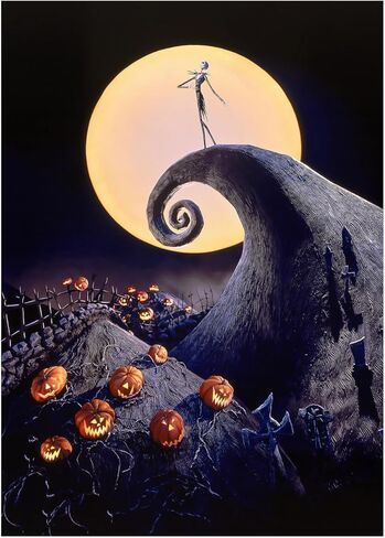 WOLADA كابوس قبل عيد الميلاد خلفية خلفية الهالوين خلفية الصورة الهالوين خلفية حفلة الهالوين 5x7FT 12594 in Kuwait