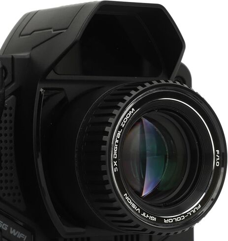 Yunir 5K Digital Camera, 4.2in Screen DSLR Camera 52MP Vlogging Camera Full Color, Night Vision 40x Optical Zoom, 5G 2000mAh Battery for Traveling, Outdoor in Saudi Arabia