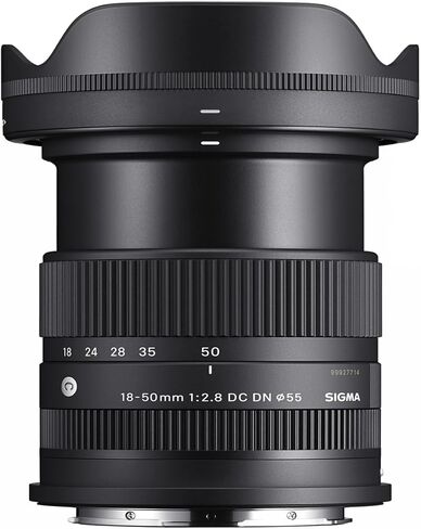 Sigma 18-50mm f/2.8 DC DN Contemporary Lens for Sony E, Bundle with Flashpoint Zoom-Mini TTL R2 Flash, 55mm Filter Kit, Cleaning Kit in Saudi Arabia