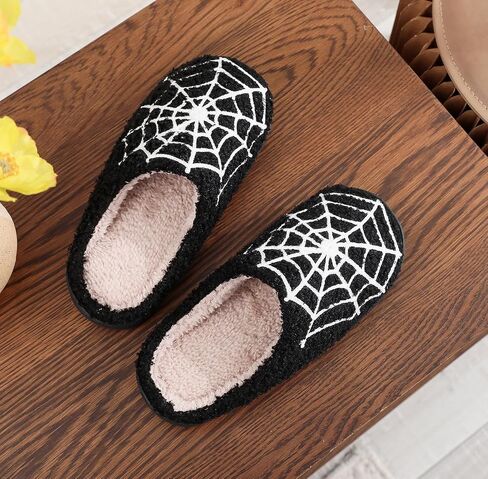 Slippers Winter Womens Mens Fluffy plush slippers Cute Cartoon House Slippers Cuddly Warm shoes Indoor Outdoor Girls Women horror slippers fun slippers in Kuwait