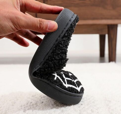 Slippers Winter Womens Mens Fluffy plush slippers Cute Cartoon House Slippers Cuddly Warm shoes Indoor Outdoor Girls Women horror slippers fun slippers in Kuwait
