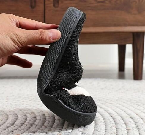 Slippers Winter Womens Mens Fluffy plush slippers Cute Cartoon House Slippers Cuddly Warm shoes Indoor Outdoor Girls Women horror slippers fun slippers in Kuwait